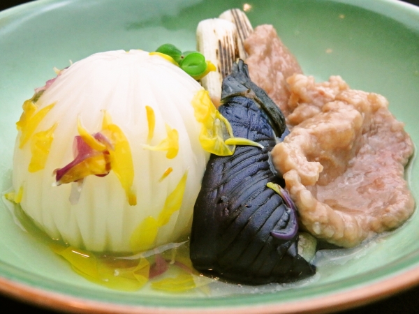 菊蕪と合鴨の治部煮