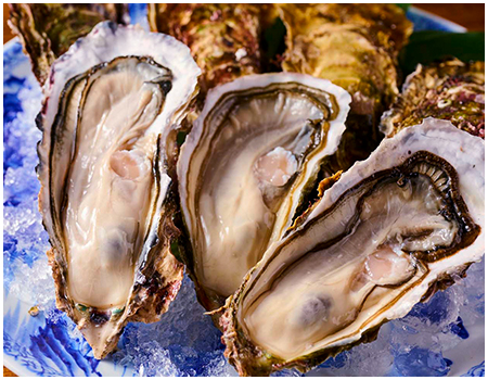 大粒生牡蠣・焼牡蠣